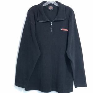 Harley-Davidson Quarter-Zip Pullover Fleece Jacket | Men's Size Large